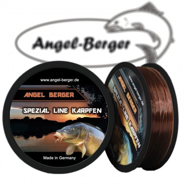 Angel Berger Spezial Line Angelschnur Karpfen Braun 300m 0,30mm/7,80kg