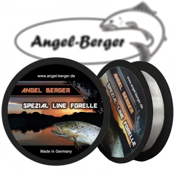 Angel Berger Spezial Line Angelschnur Forelle Klar Weiss 300m 0,25mm/6,00kg