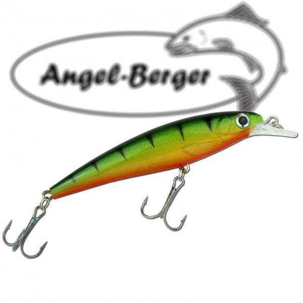 Angel Berger Striker Minnow 3D Wobbler Raubfischköder Hechtwobbler 10cm
