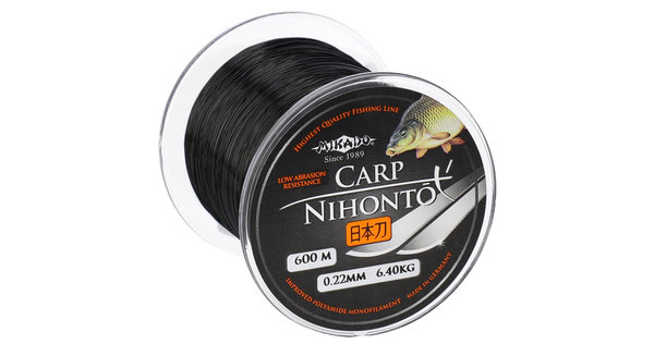 Mikado Nihonto Carp Black Monofile -0.26mm/8.50kg/600m
