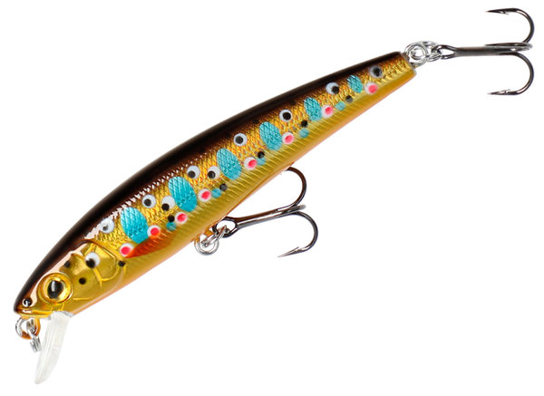Mikado Wobbler Fishunter Needle - 7.5cm/BROWN TROUT - Schwimmend