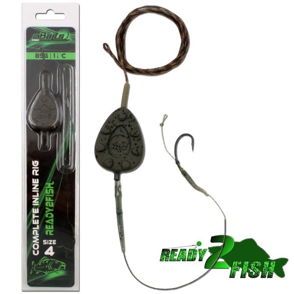Angel Berger Ready2Fish Complete Inline Rig Karpfenmontage Carptackle