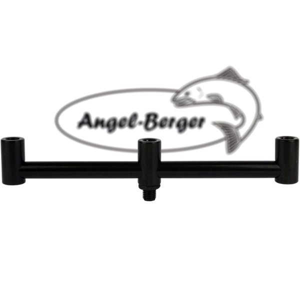Angel Berger Black Buzzer Bar 3 Rods Rutenauflagen u. Rod Pods